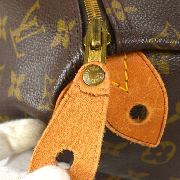 LOUIS VUITTON SPEEDY 40 HAND BAG PURSE MONOGRAM CANVAS - Picture 6 of 12